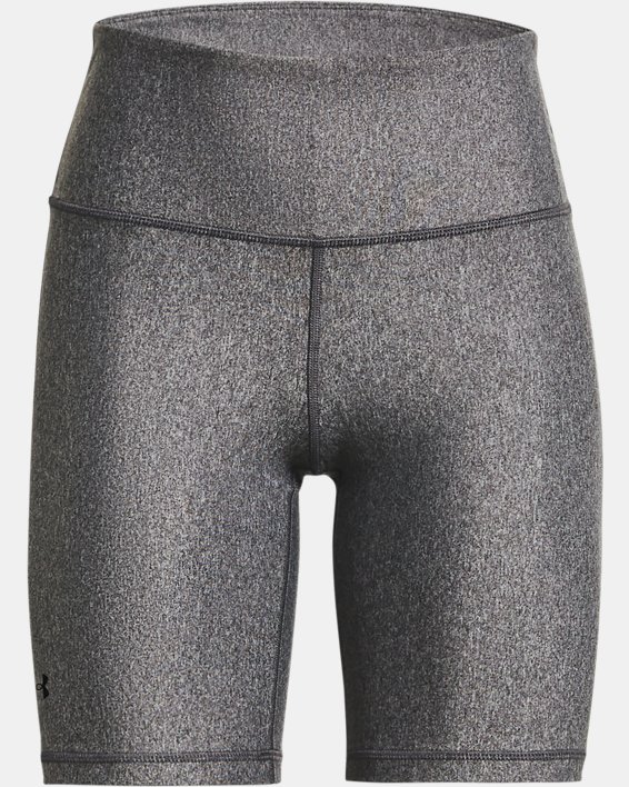 Women's HeatGear® Armour Bike Shorts, Gray, pdpMainDesktop image number 4